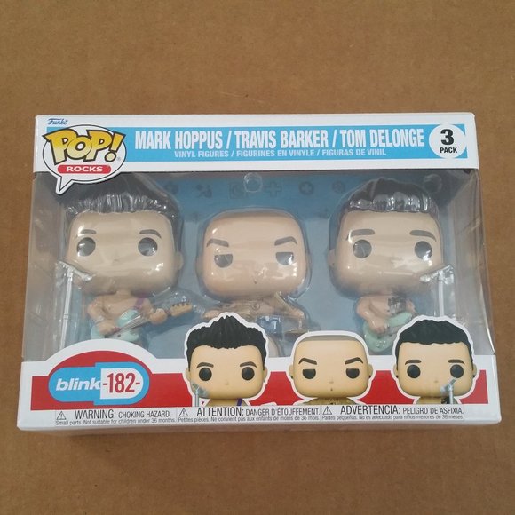 Funko Pop! Rocks Blink-182 Vinyl Figures 3-Pack - Picture 1 of 9
